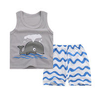 Children's cotton sleeveless vest