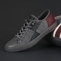 Men's New Fashionable All-match Color Matching Color Contrast Leather Shoes With Rubber Sole