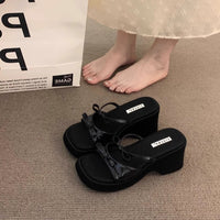 High Heels, Stunning Sandals, Fairy Shoes, Summer Sponge Sole, Roman Shoes, Women's Slippers