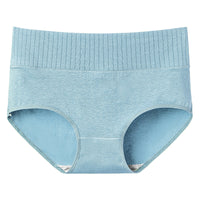 Women's Japanese-style Purified Cotton Belly Contracting Mid-high Waist Plus Size Briefs