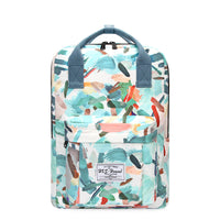 Printed school bag junior high school student backpack