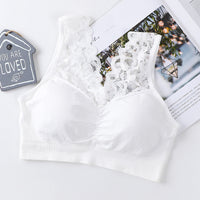 Lace Underwear Wide Shoulder Strap Anti-exposure Plus Size Vest
