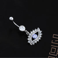 Evil Eyes Navel Ring Navel Ring Wings Navel Buckle Piercing Human Body Jewelry
