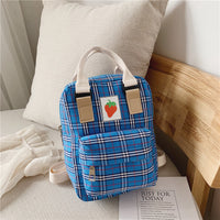 Fashion Mini cartoon checked children's backpack