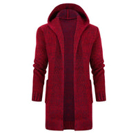 Men's Sweater European And American Style Mid-length Cardigan