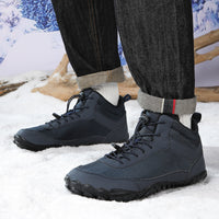 Fleece-lined Waterproof Snow Boots Couple High-top Casual Cotton Shoes