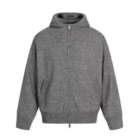 Loose-fitting Fashionable Hooded Knit Cardigan For Men