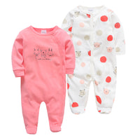 Q2-Piece Baby One-Piece Cotton Romper For Infants