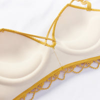 Cross-over half bra