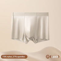 Light Luxury Satin Ice Silk High-End  Silk Antibacterial Mens Underwear