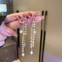 Stylish Letter-shaped Tassel Earrings