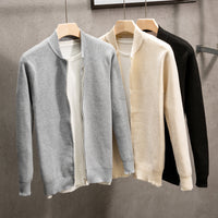 Solid Color Sweater Coat