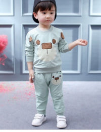 Cotton sweater children's suit