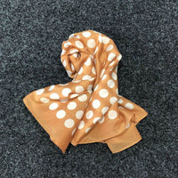 Polka dot scarf