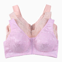 Front zip mom bra