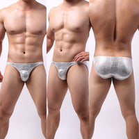 Men's Snake Print Low Waist Narrow Side Triangle Pants