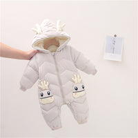 Plush and thicken suit baby