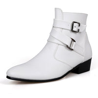 British pointed male boots