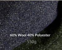 Wool Heavyweight Blazer Vintage Gentleman's Style Slim Fit