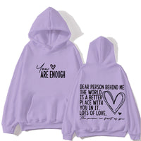 Spring And Autumn Casual Fashion Love Letter Loose Men's And Women's Hoodie