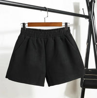 New Wide-leg High-waisted Cropped Shorts