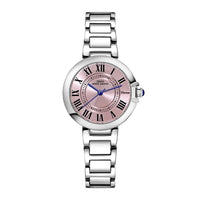 Women's Roman Numeral Steel Band Wristwatch