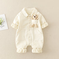 Clothes For Babies Autumn Clothes Newborn Denim Jumpsuit