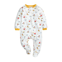 Baby two-way zipper bodysuit