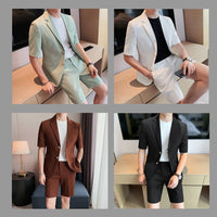Summer Thin Suit Men's Fashion Leisure Suit
