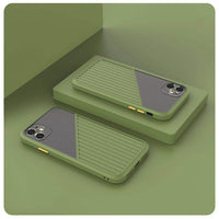 Frosted lens protection phone case