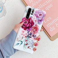 Green leaf pattern phone case