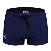 Low Waist Front Pocket Plus Size Hot Spring Swimming Men's Boxers