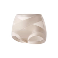 Womens Mid-to-High-Waist Seamless Light-Shaping Butt-Lifting Ultra-Thin Silk-Crotch Underwear