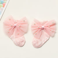 Summer Newborns 0-6-12 Months Bowknot Cotton Socks