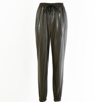 PU sexy leather pants