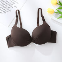 Steel Ring Thin Cup Women's Bra Underwear