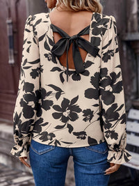 Women's Backless Slingback Shirt Top