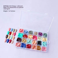Solid Color Glossy Matte Square Plastic Box Ballet Wear Armor