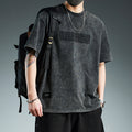 Trendy Loose-fitting Versatile Heavyweight Short-sleeve T-shirt For Men