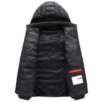 Men's Autumn And Winter Plus Velvet Thickening Charging Intelligent Electric Heating Cotton Clothing