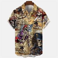 3D Myth Retro Animal Men's Shirt