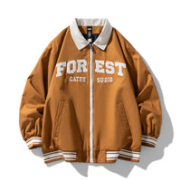 High-end Lapel Baseball Uniform Men's Casual Jacket