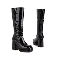 Womens Fashionable Waterproof High Boots