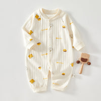 Baby Jumpsuit Spring And Autumn Pure Cotton Boneless
