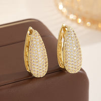 Women's European And American-style Micro-pave Cubic Zirconia Earrings