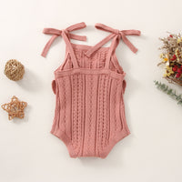 Baby Sling Plush Lace Romper