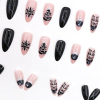 European And American Simple Blue Black Night Sky Nail Sticker