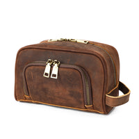 Crazy Horse Leather Retro Neutral Multifunctional Handbag