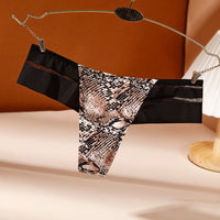 Women's Ice Silk Seamless Low Waist Women's T Pants