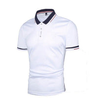 Summer New Men's Stitching T-shirt In Contrast Color Men's Youth Sports Fashion Short-sleeved Polo Shirt
